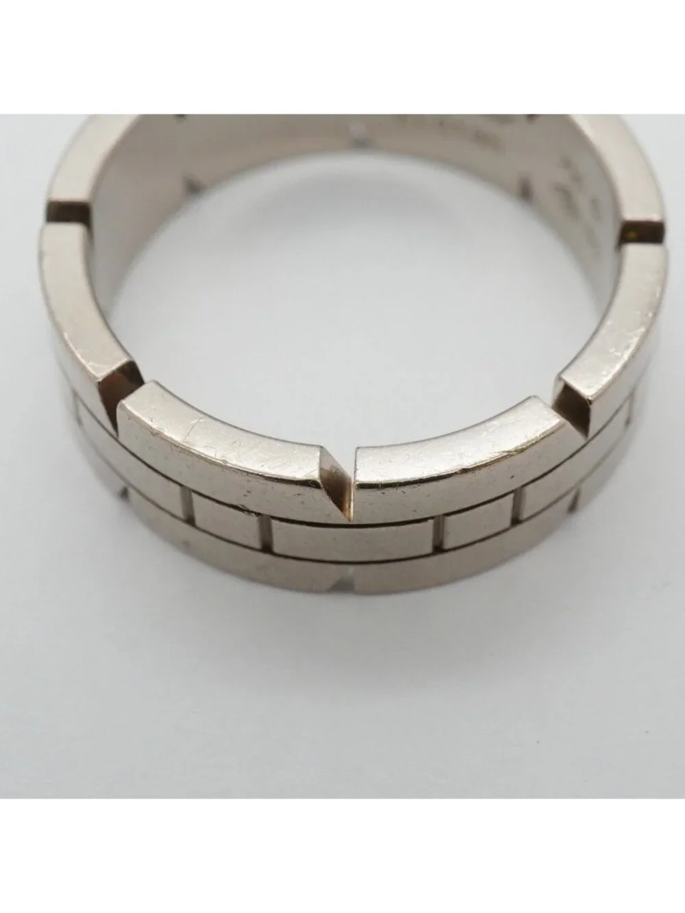 Cartier Ring Tank Francaise 18k White Gold